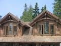 Douglas Fir Wedge-Lap Siding / All materials were distressed and stained onsite
